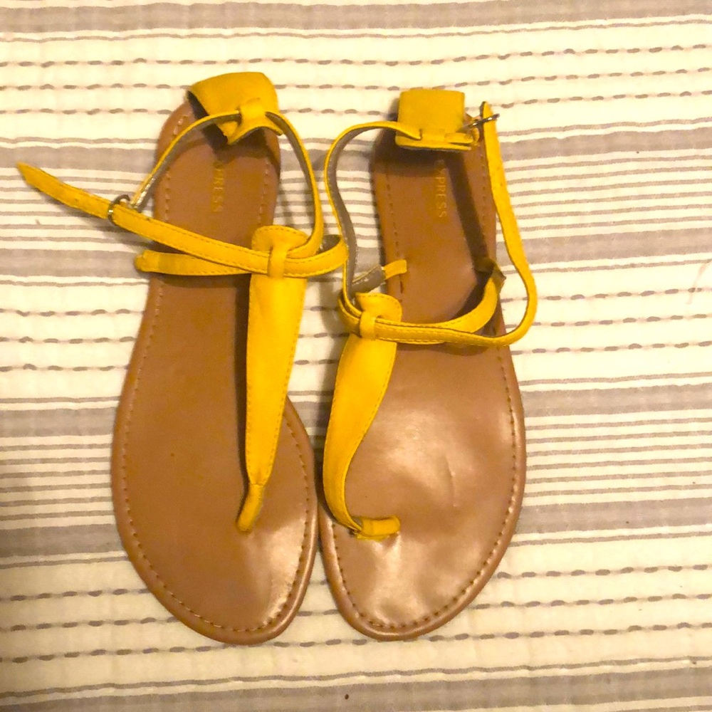 Express Yellow Sandals